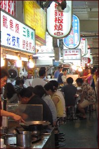 士林夜市を歩く