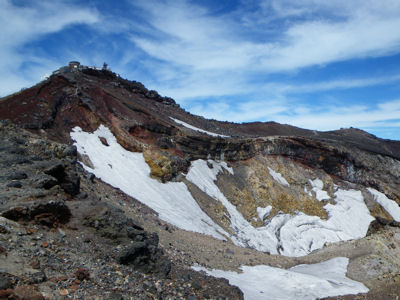 富士山火口・剣が峰