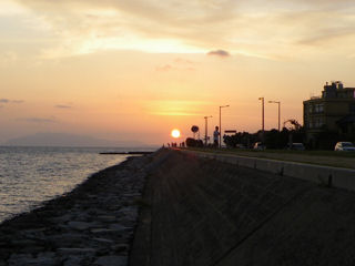 宍道湖の夕焼け