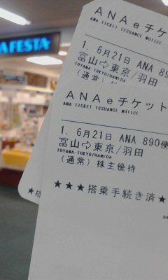 株主優待券